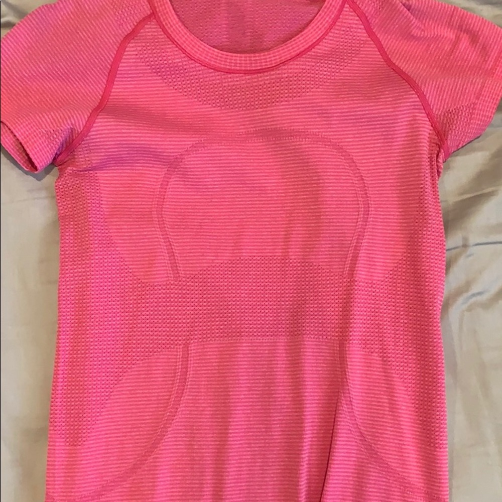 Pink lulu lemon workout shirt!